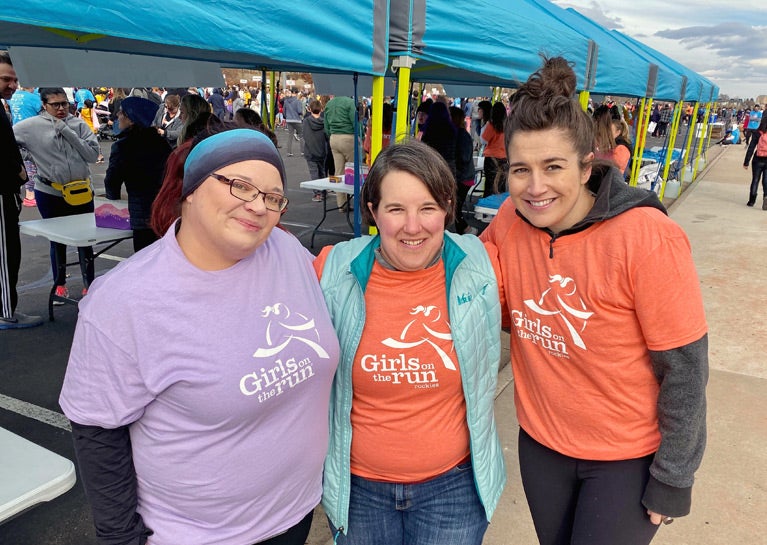 BlueModus Colleagues Support Girls on the Run of the Rockies